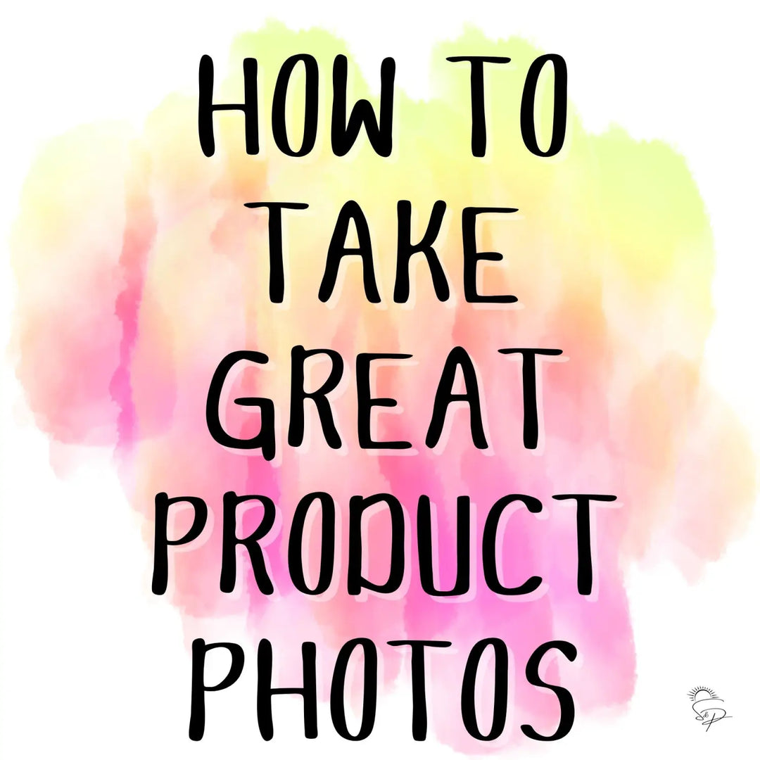 How to take Great Product Photos