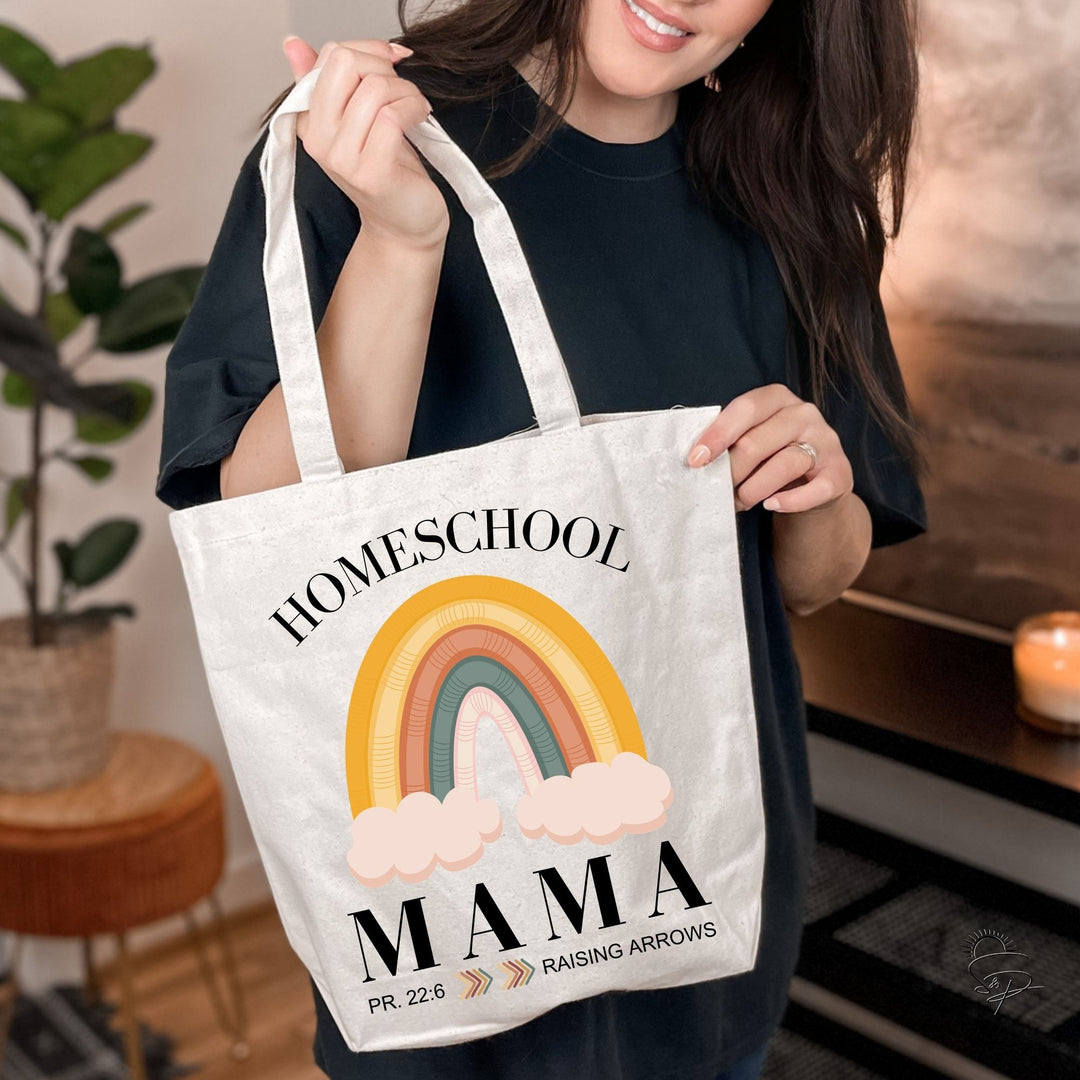 Homeschool Mama -  Rainbow (Sublimation -OR- DTF Print)