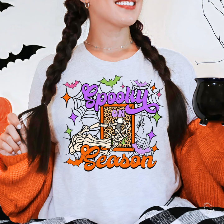 Spooky Season On/Off Light Switch (Sublimation -OR- DTF Print)
