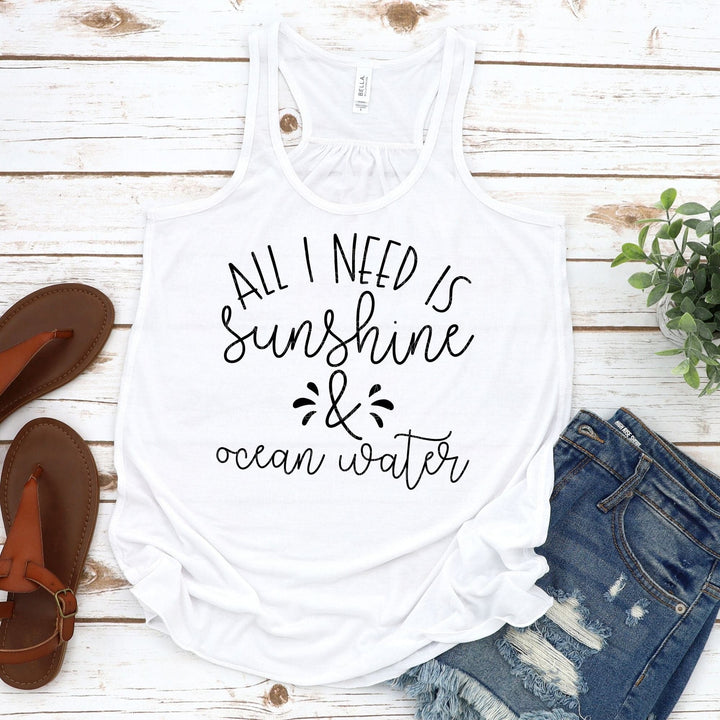 All I need sunshine and ocean water (Sublimation -OR- DTF/Digi Print) -