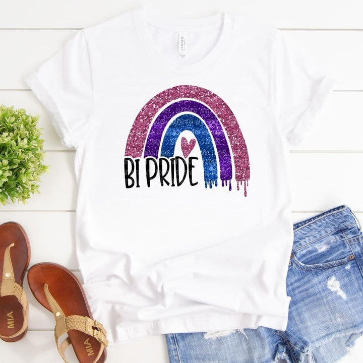 Bi-Pride Glitter Rainbow (Sublimation -OR- DTF/Digi Print) - Sunshine And Pixels