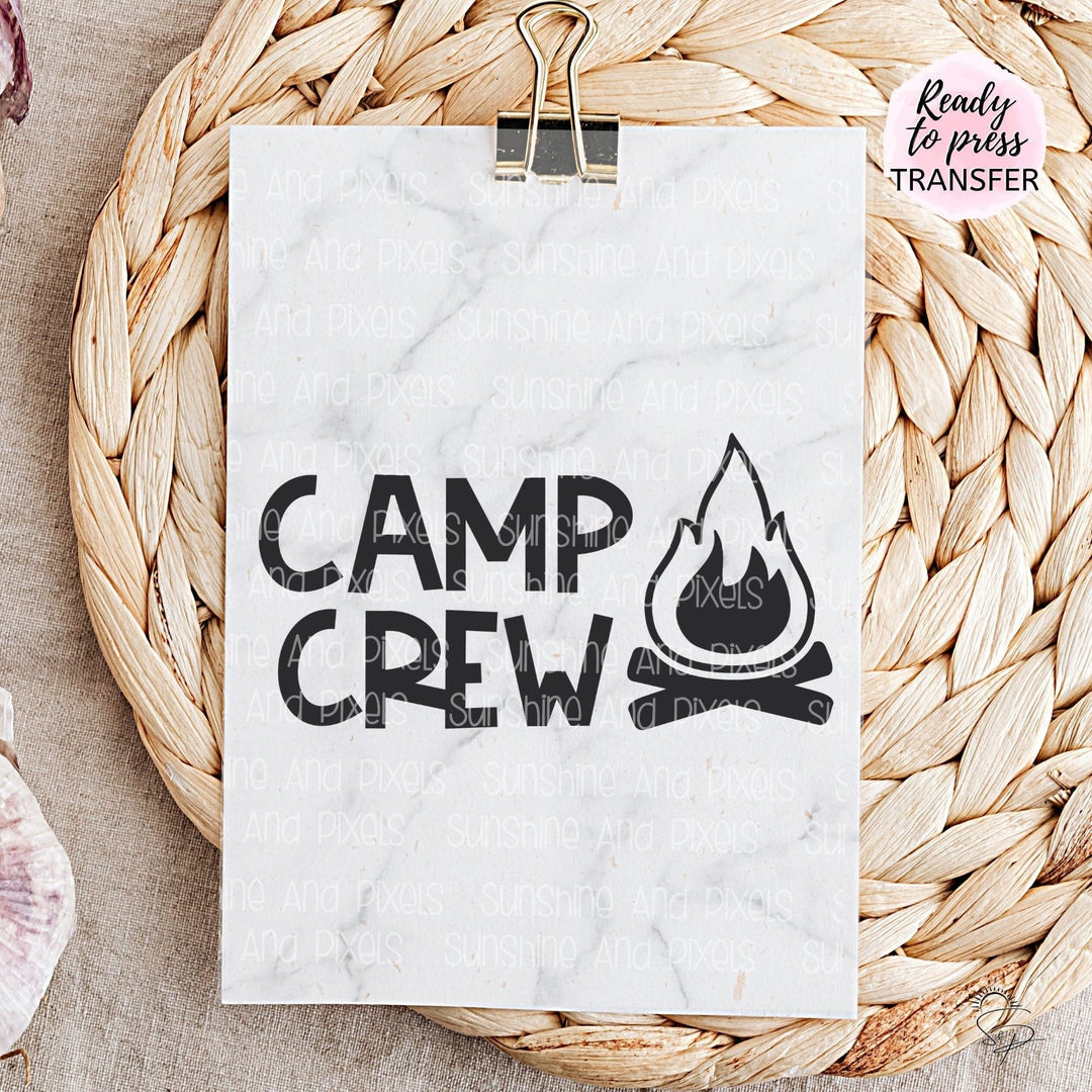 Camp Crew (Sublimation -OR- DTF/Digi Print) - Sunshine And Pixels