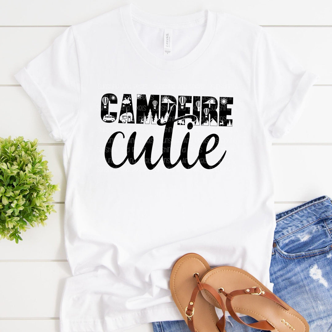 Campfire Cutie (Sublimation -OR- DTF/Digi Print) - Sunshine And Pixels