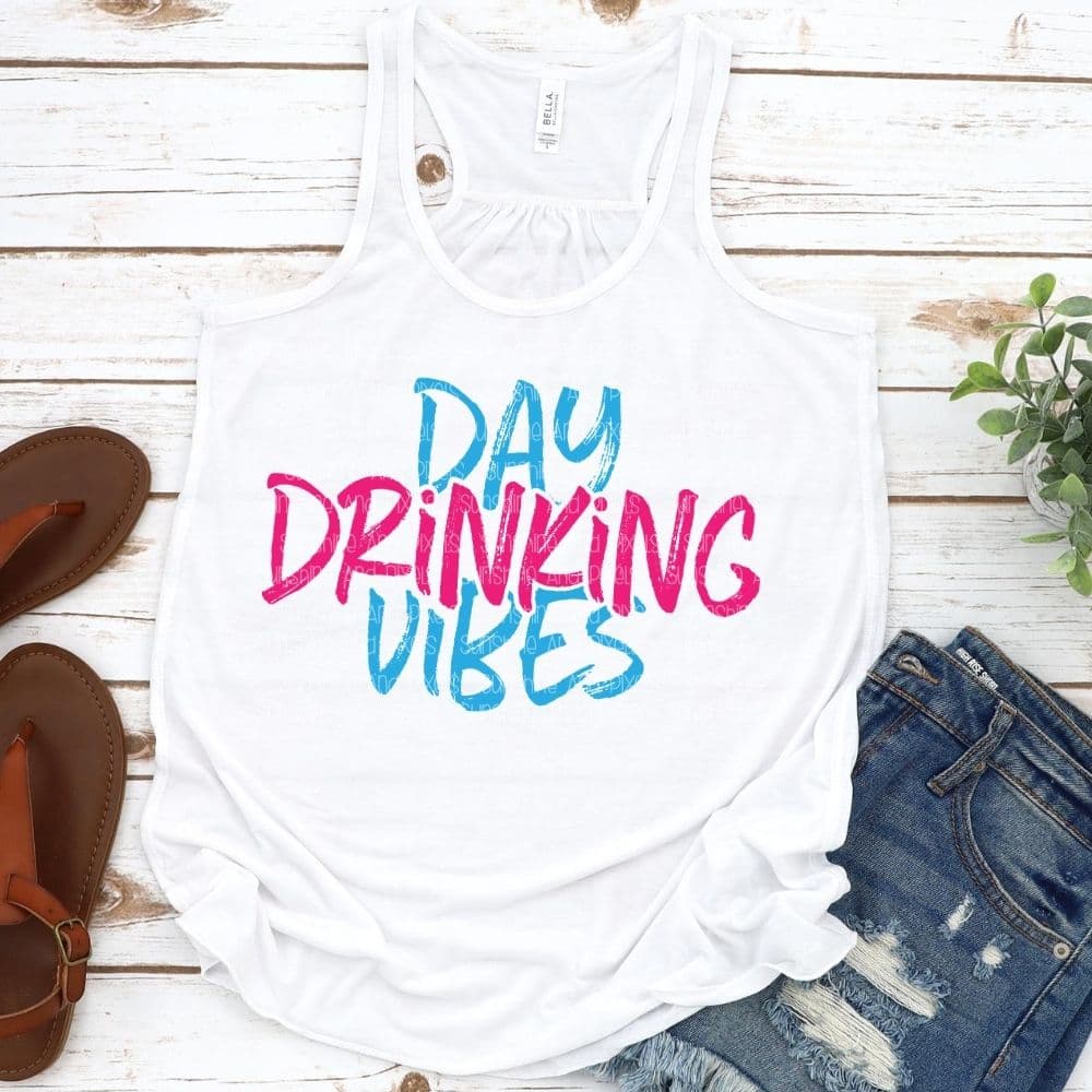 Day drinking vibes (Sublimation -OR- DTF/Digi Print) – Sunshine And Pixels