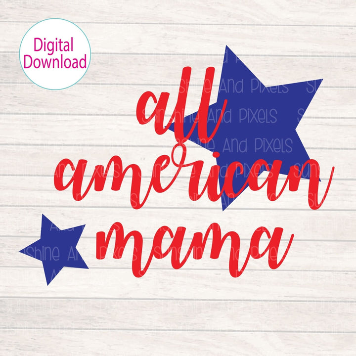 Digital Design - "All American Family" | Instant Download | Sublimation | PNG - Sunshine And Pixels