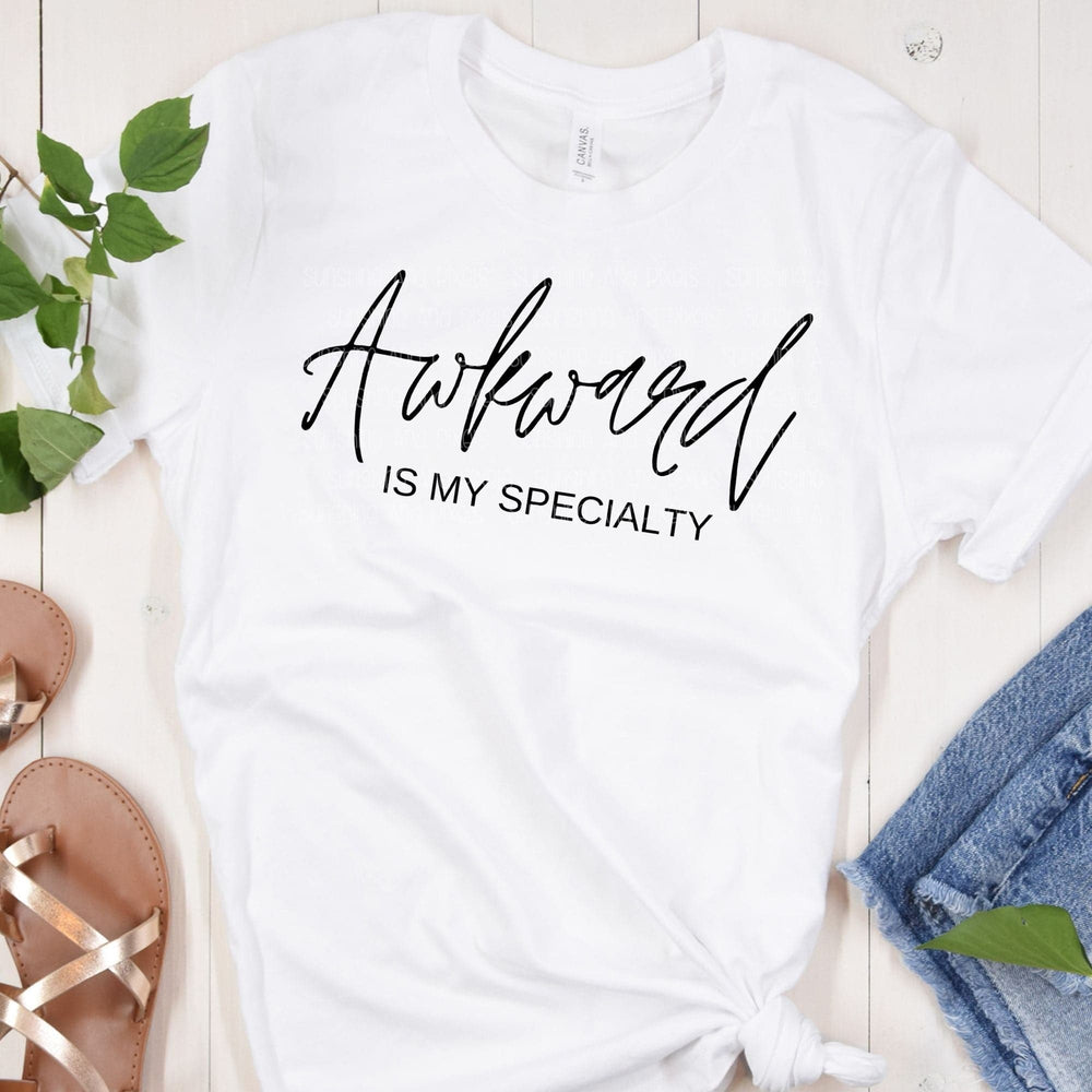 Digital Design - "Awkward is my specialty" Instant Download | Sublimation | PNG - Sunshine And Pixels