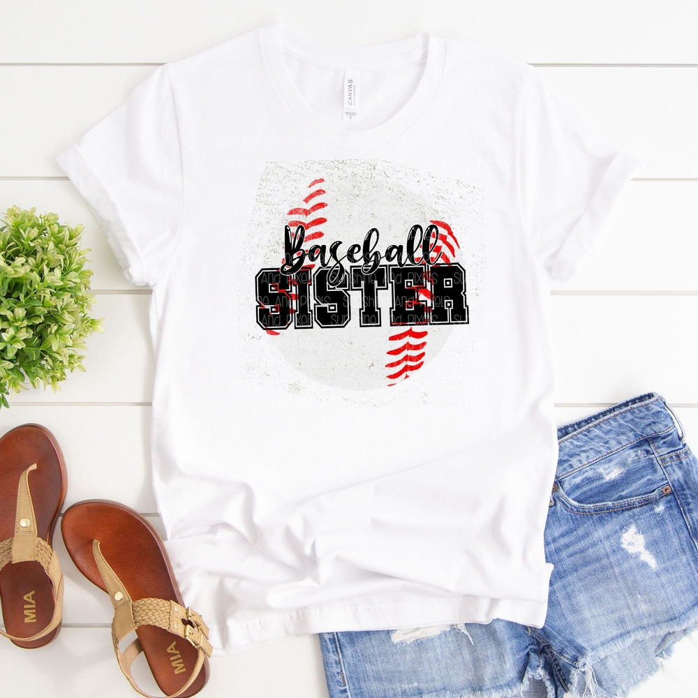 Digital Design - "Baseball Sister" | Instant Download | Sublimation | PNG - Sunshine And Pixels