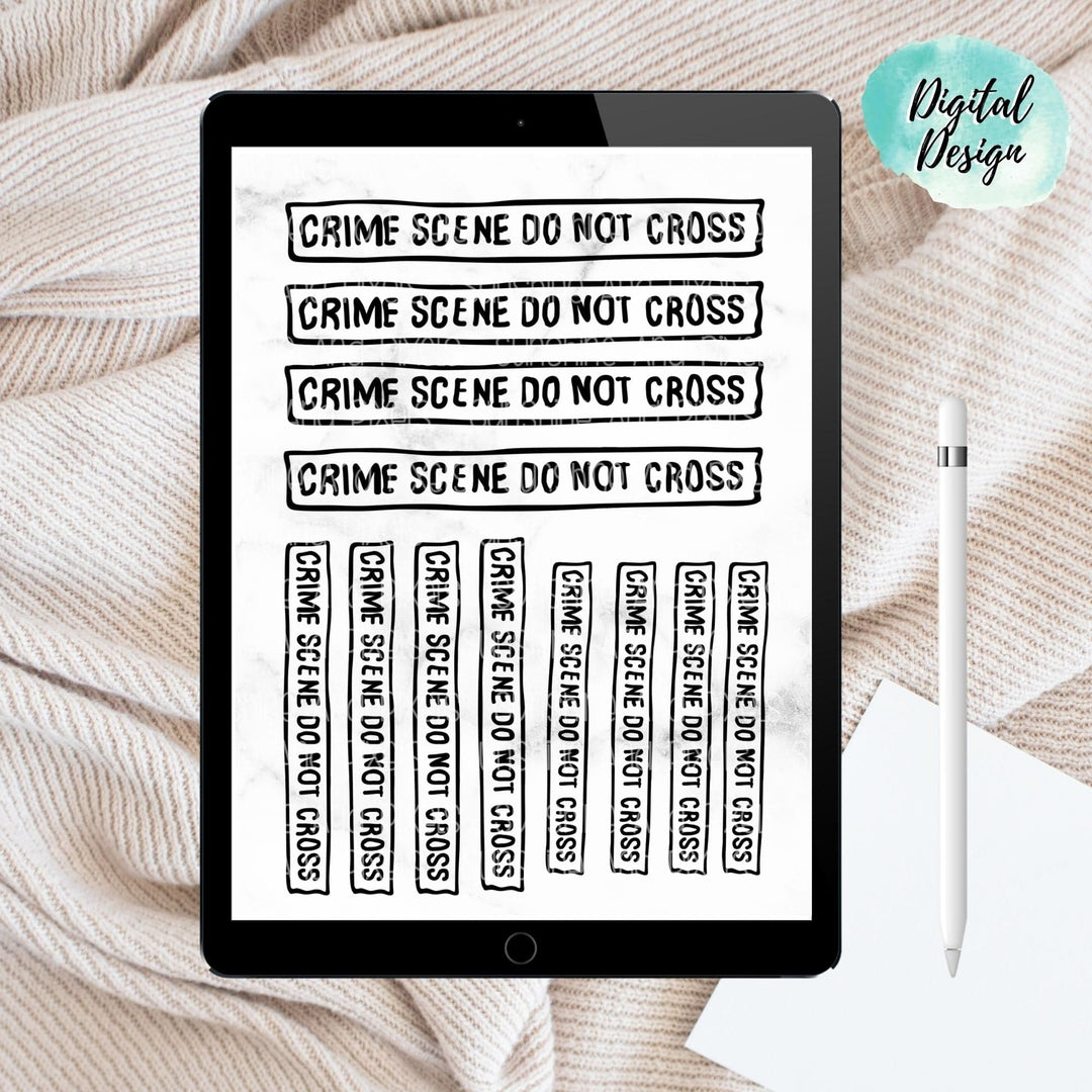 Digital Design - "Custom Crime Scene" Instant Download | Sublimation | PNG - Sunshine And Pixels