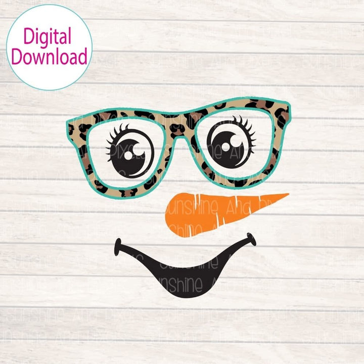 Digital Design - "Cute Snowman Girl" | Instant Download | Sublimation | PNG - Sunshine And Pixels