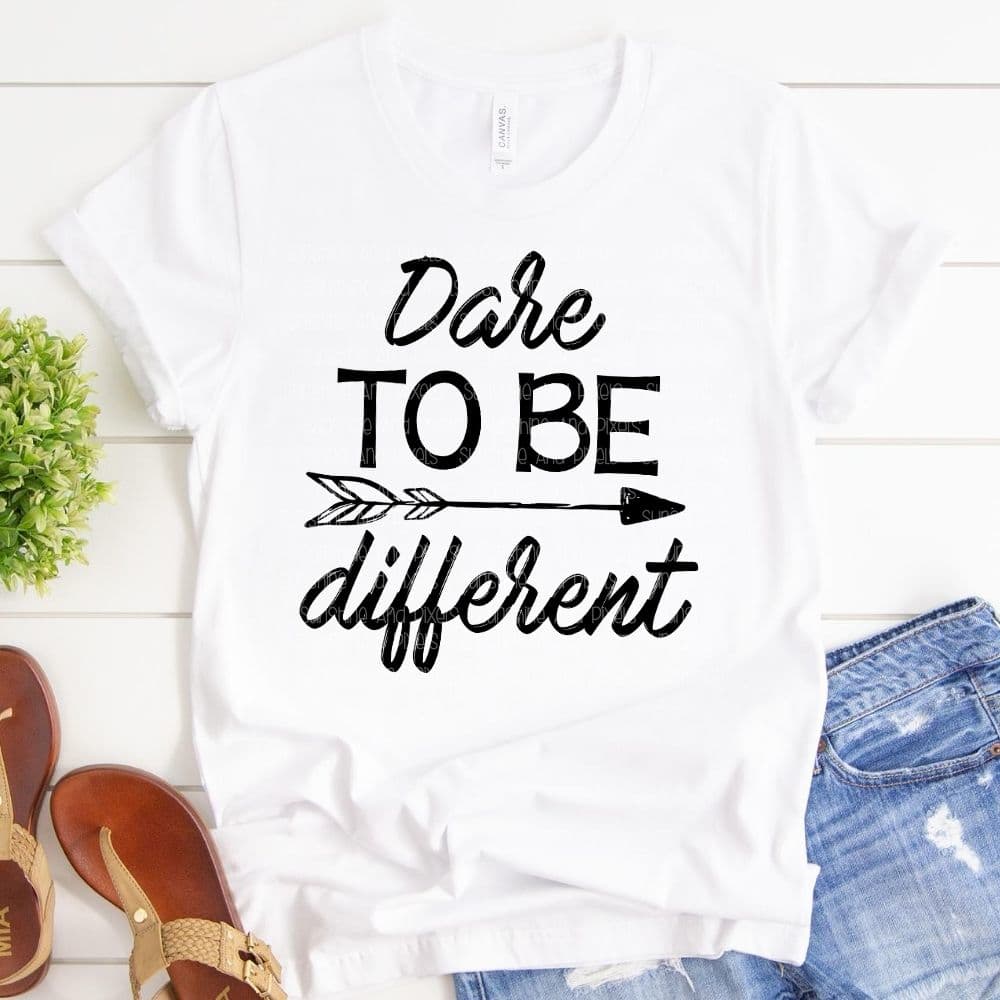 Digital Design - "Dare to be different" | Instant Download | Sublimation | PNG - Sunshine And Pixels