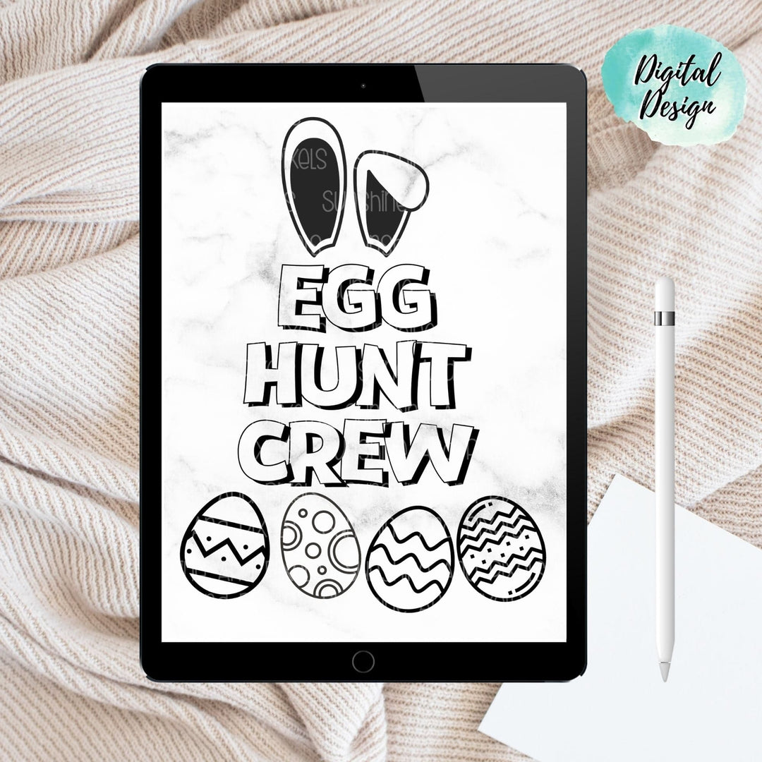 Digital Design - "Egg Hunt Crew" Instant Download | Sublimation | PNG - Sunshine And Pixels