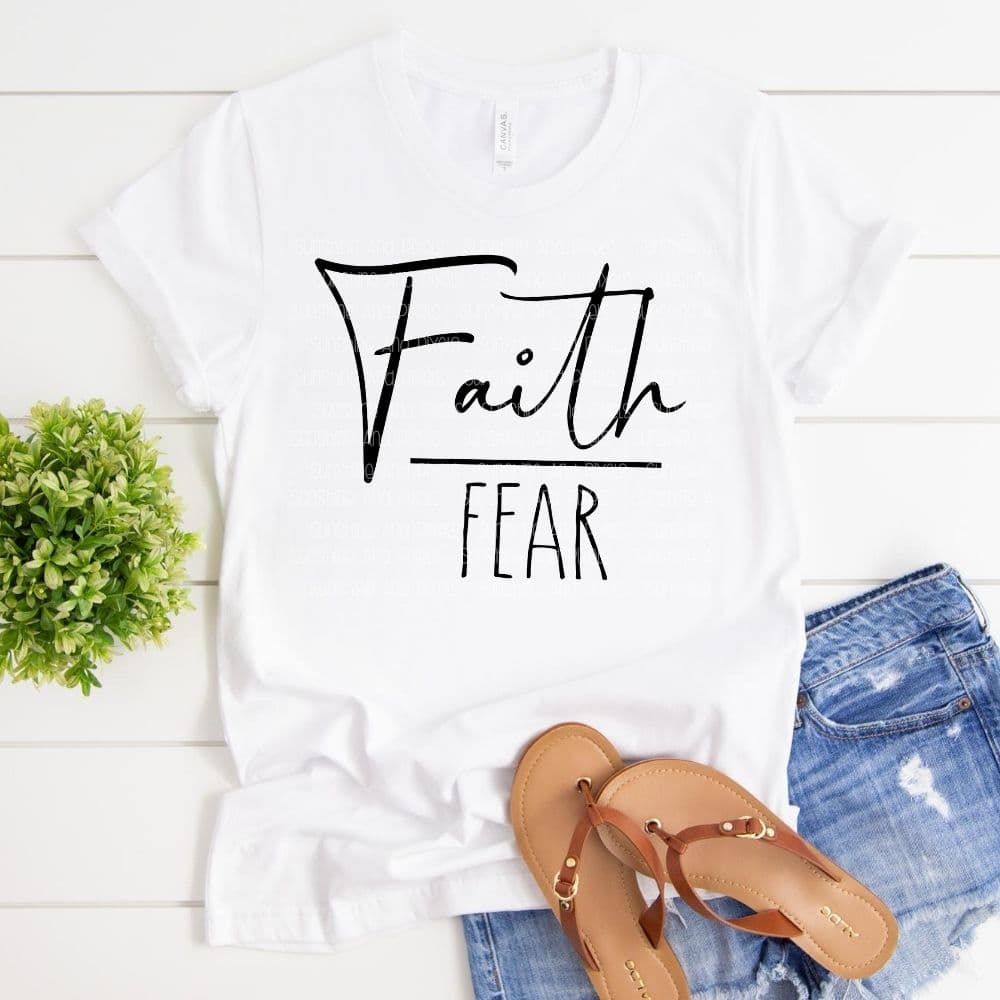 Digital Design - "Faith over fear bundle" | Instant Download | Sublimation | PNG - Sunshine And Pixels
