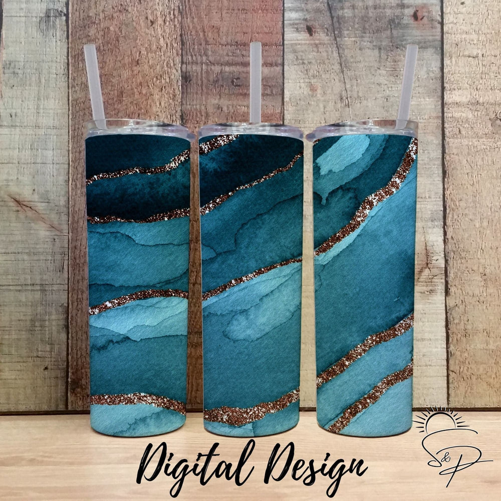 Digital Design - "Geode Tumbler Design" Instant Download | Sublimation | PNG - Sunshine And Pixels
