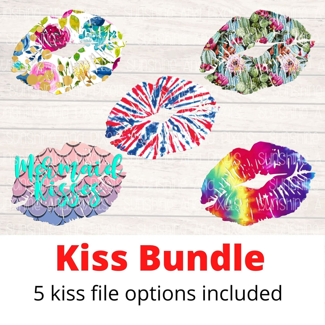 Digital Design - "Kiss Bundle" | Instant Download | Sublimation | PNG - Sunshine And Pixels