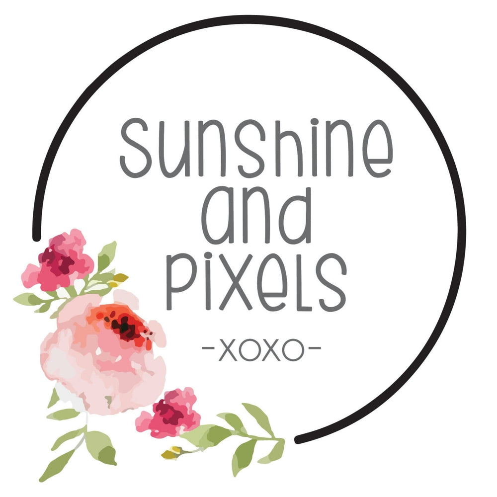 Digital Design - "Logo Frame -Pink" Instant Download | Sublimation | PNG - Sunshine And Pixels