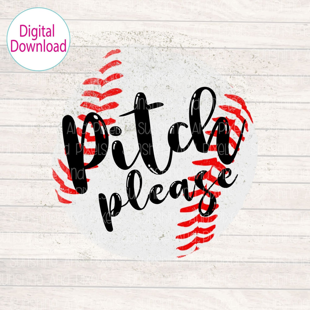 Digital Design - "Pitch Please" | Instant Download | Sublimation | PNG - Sunshine And Pixels