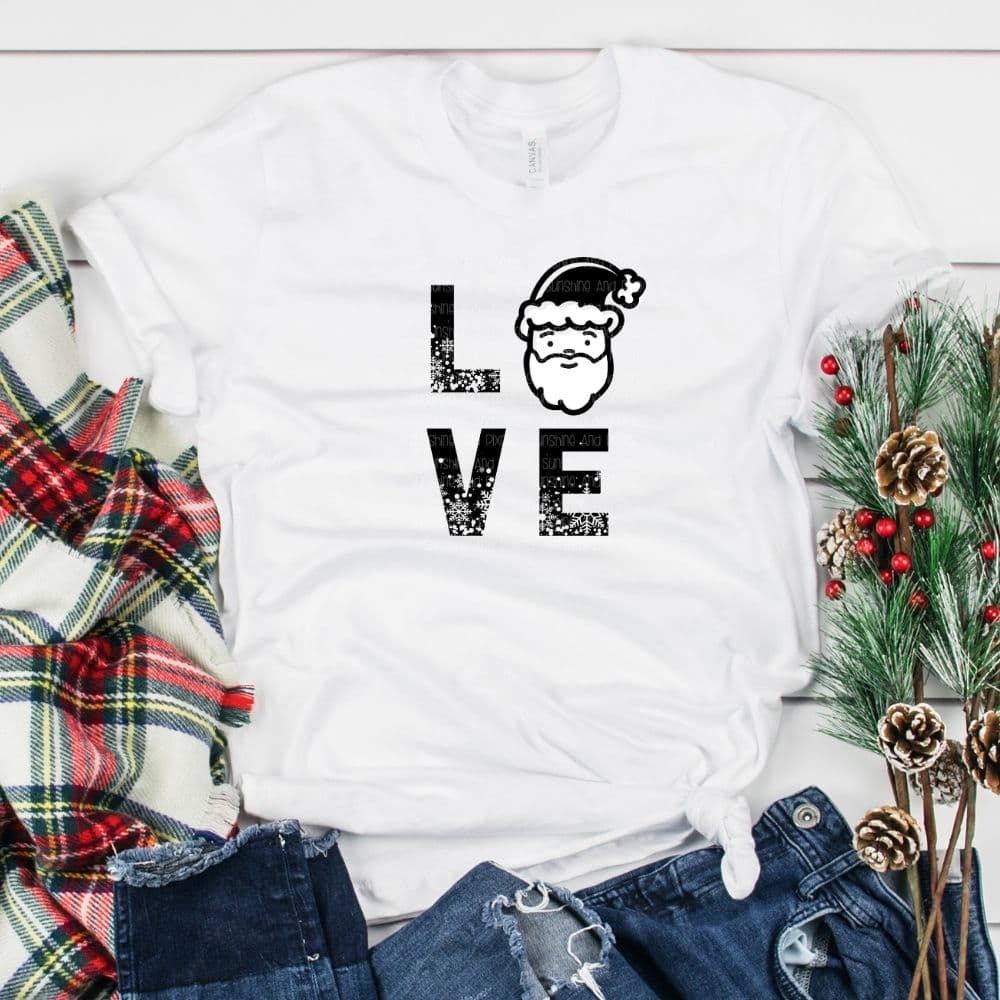 Digital Design - "Santa Love" | Instant Download | Sublimation | PNG - Sunshine And Pixels