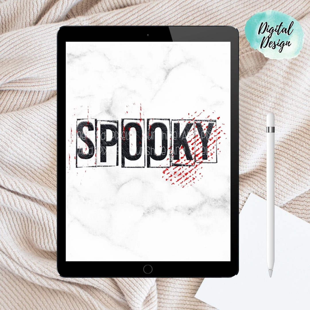 Digital Design - "Spooky" Instant Download | Sublimation | PNG - Sunshine And Pixels