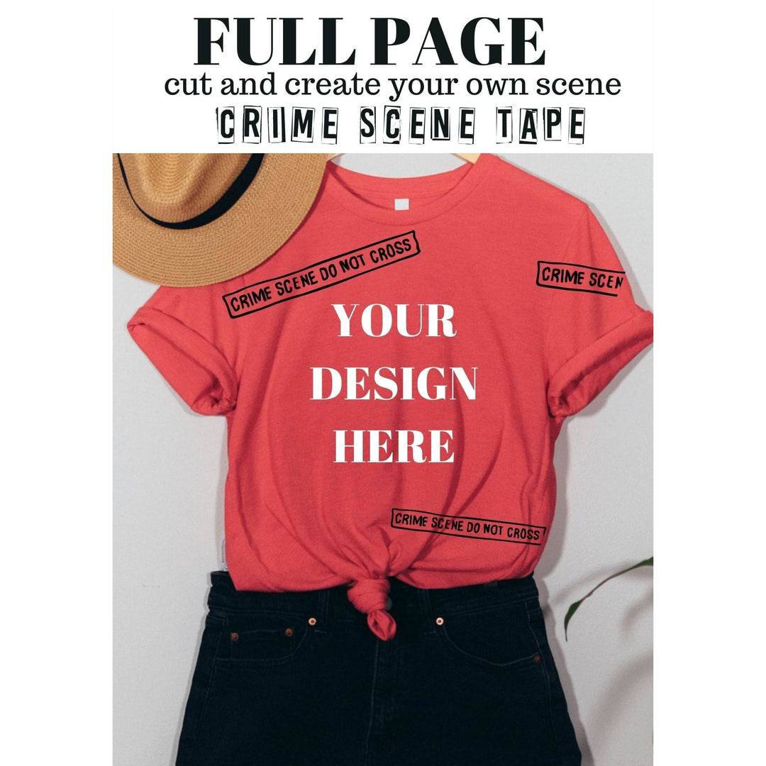 Full Page Crime Scene (Black Ink SCREEN PRINT) - Sunshine And Pixels