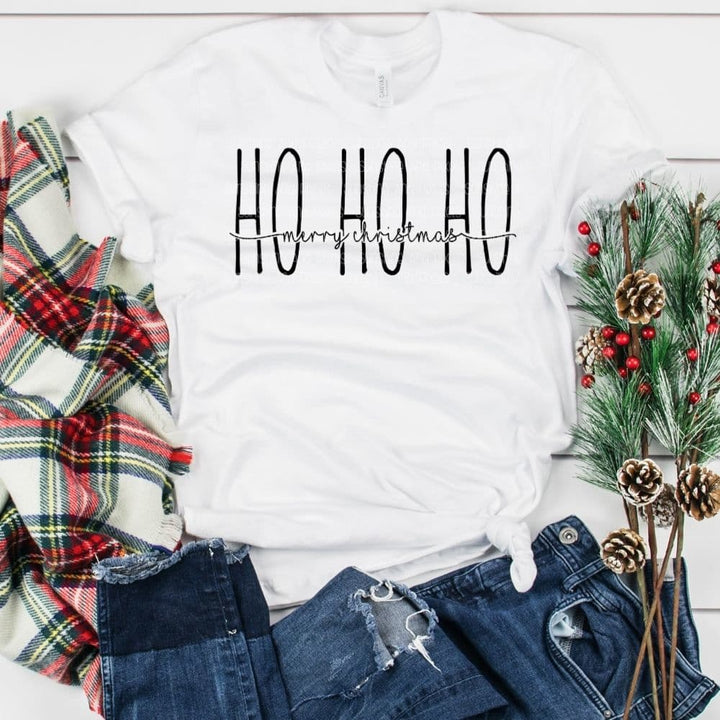Ho Ho Ho, Merry Christmas (Sublimation -OR- DTF/Digi Print) (Sublimation -OR- DTF/Digi Print) - Sunshine And Pixels