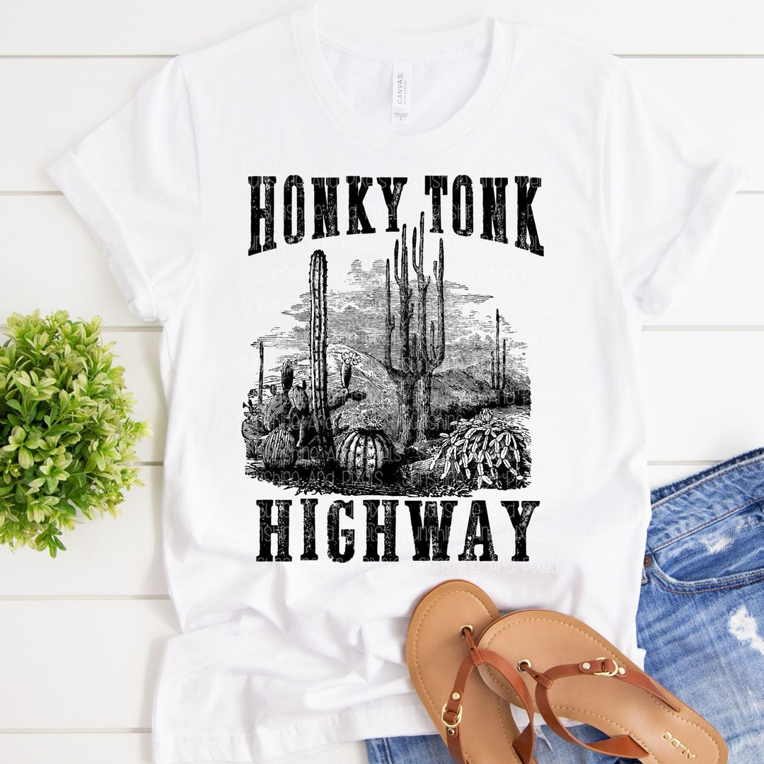 Honky Tonk Highway (Sublimation -OR- DTF/Digi Print) - Sunshine And Pixels