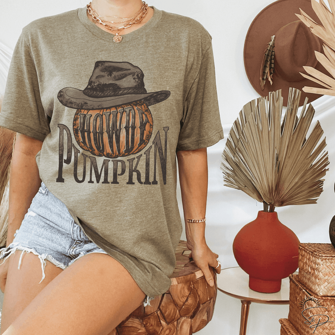 Howdy Pumpkin (Sublimation -OR- DTF/Digi Print) - Sunshine And Pixels