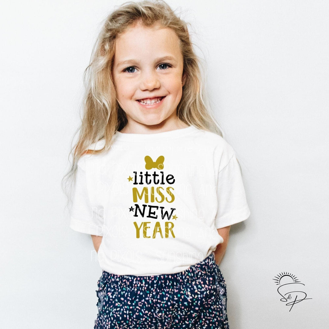 Little Miss New Year (Sublimation -OR- DTF/Digi Print) - Sublimation Transfer