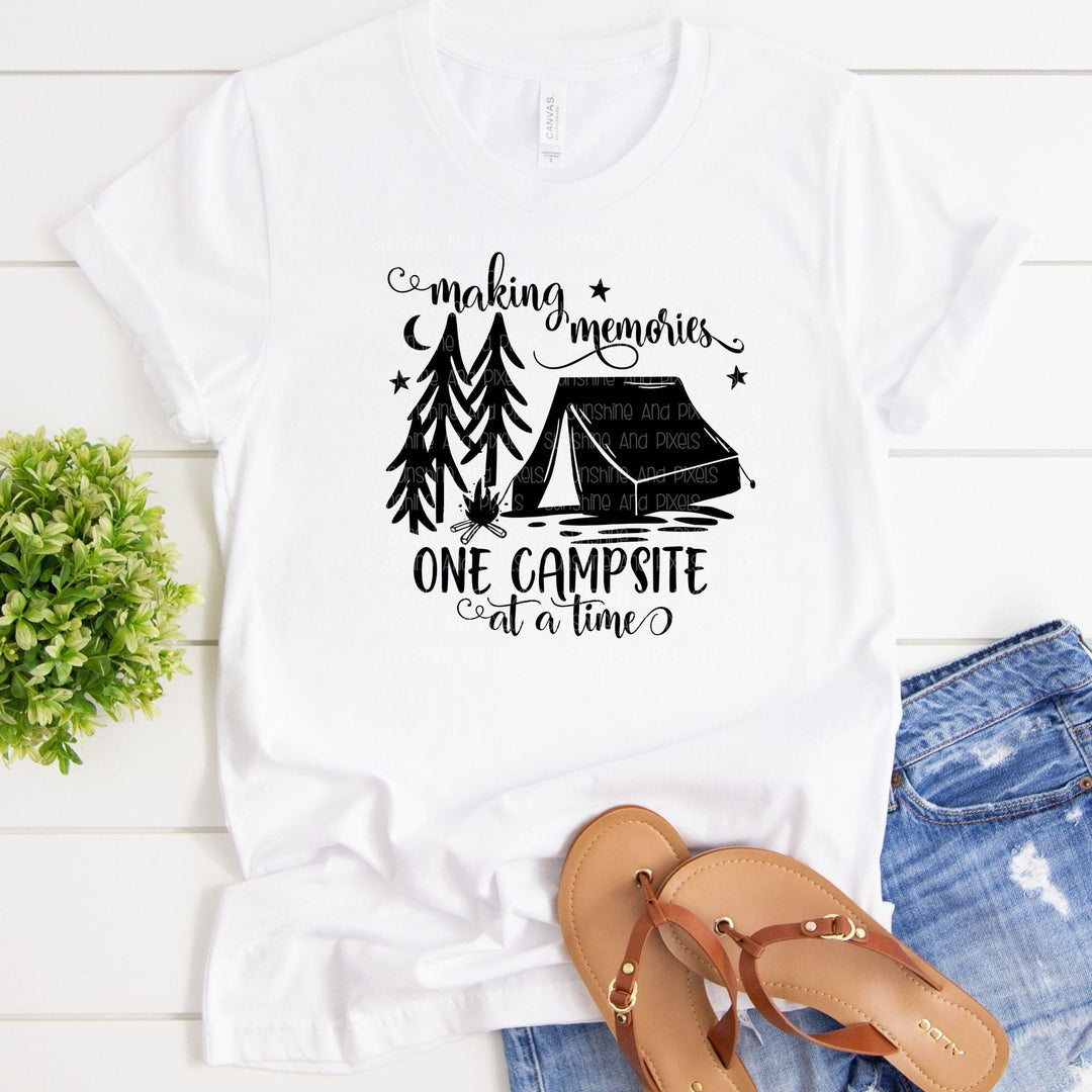 Making Memories one Campsite at a Time -tent (Sublimation -OR- DTF/Digi Print) -