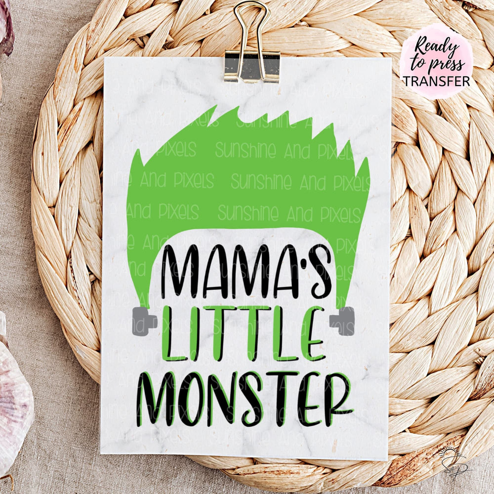 Mama’s little monster boy - (Sublimation -OR- DTF/Digi Print) - Sublimation