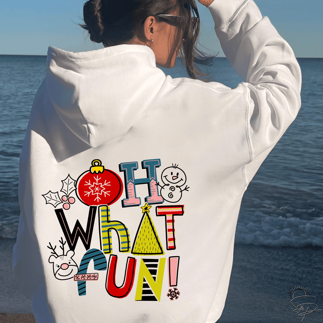 Oh What Fun (Sublimation -OR- DTF/Digi Print) - Sublimation Transfer DTF