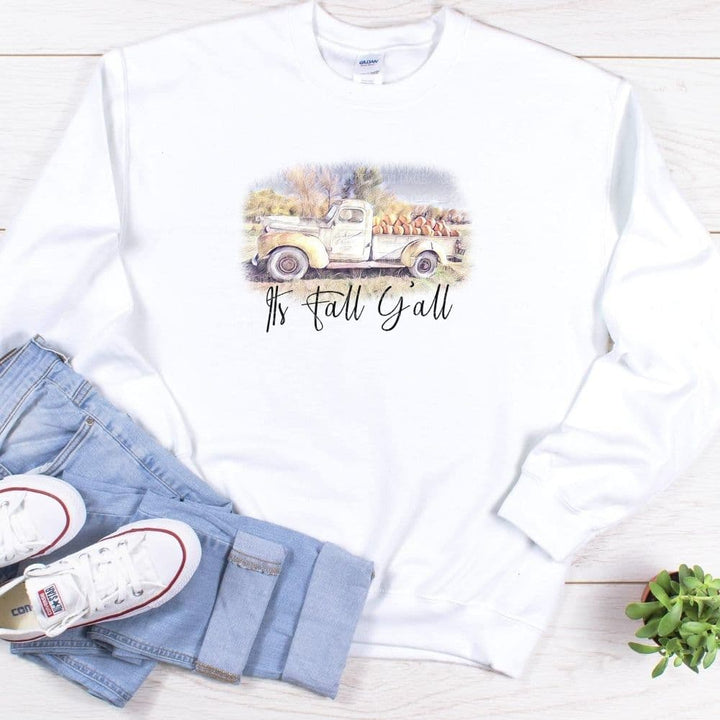 Rusty Fall Truck (Sublimation -OR- DTF/Digi Print) - Sublimation Transfer DTF