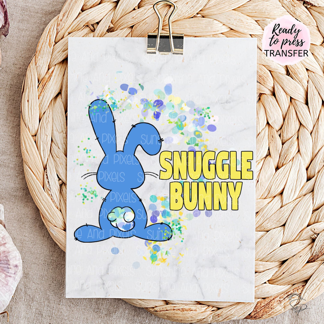 Snuggle Bunny (Sublimation -OR- DTF/Digi Print) - Sublimation Transfer DTF