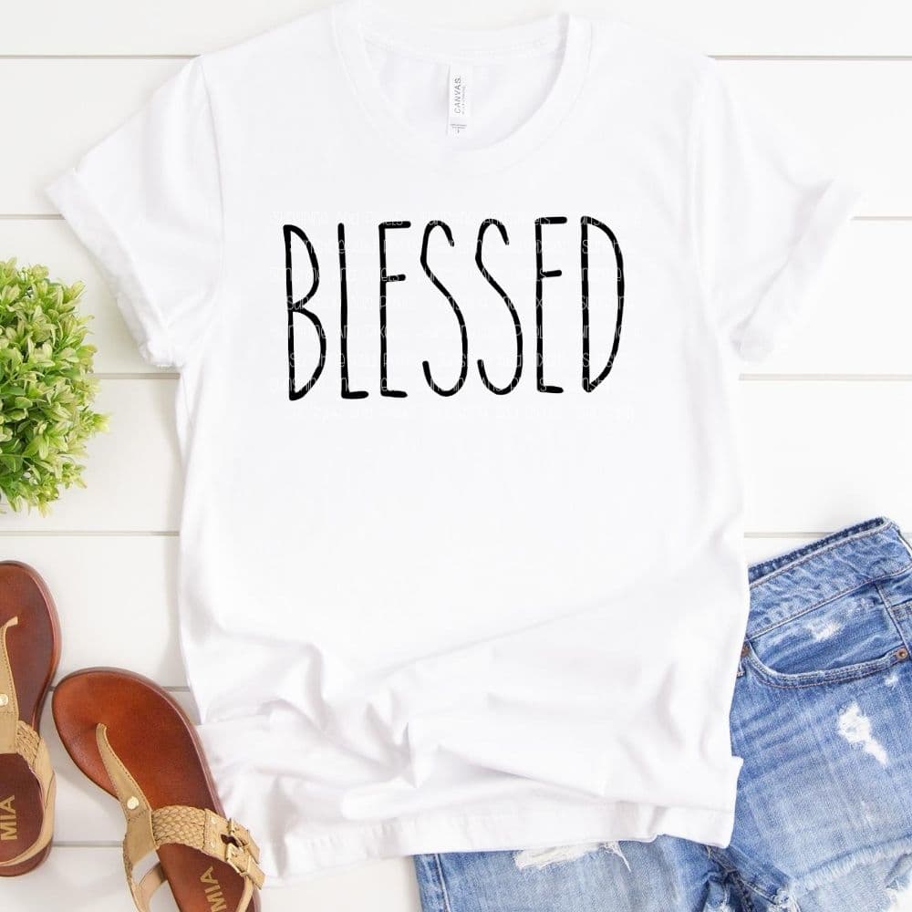 Blessed (Sublimation -OR- DTF Print)