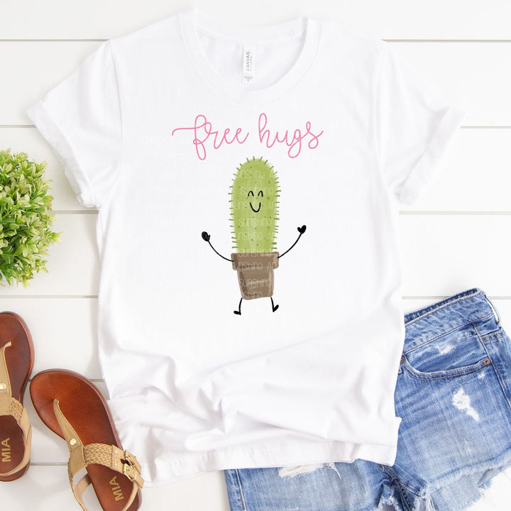 Free Hugs  Cactus (Sublimation -OR- DTF Print)