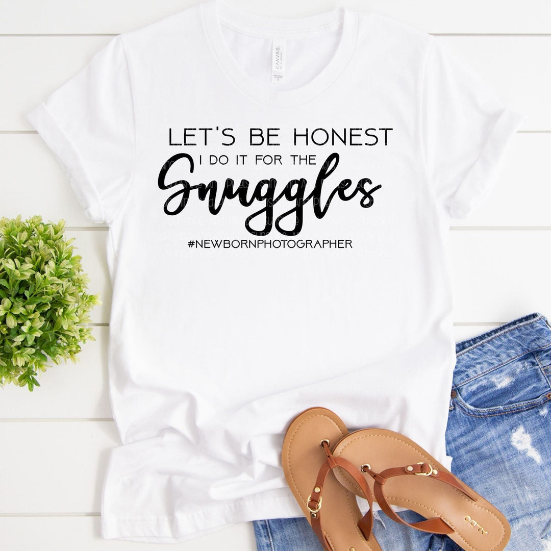 Let's be honest, I do it for the snuggles #newbornphotographer (Sublimation -OR- DTF Print)