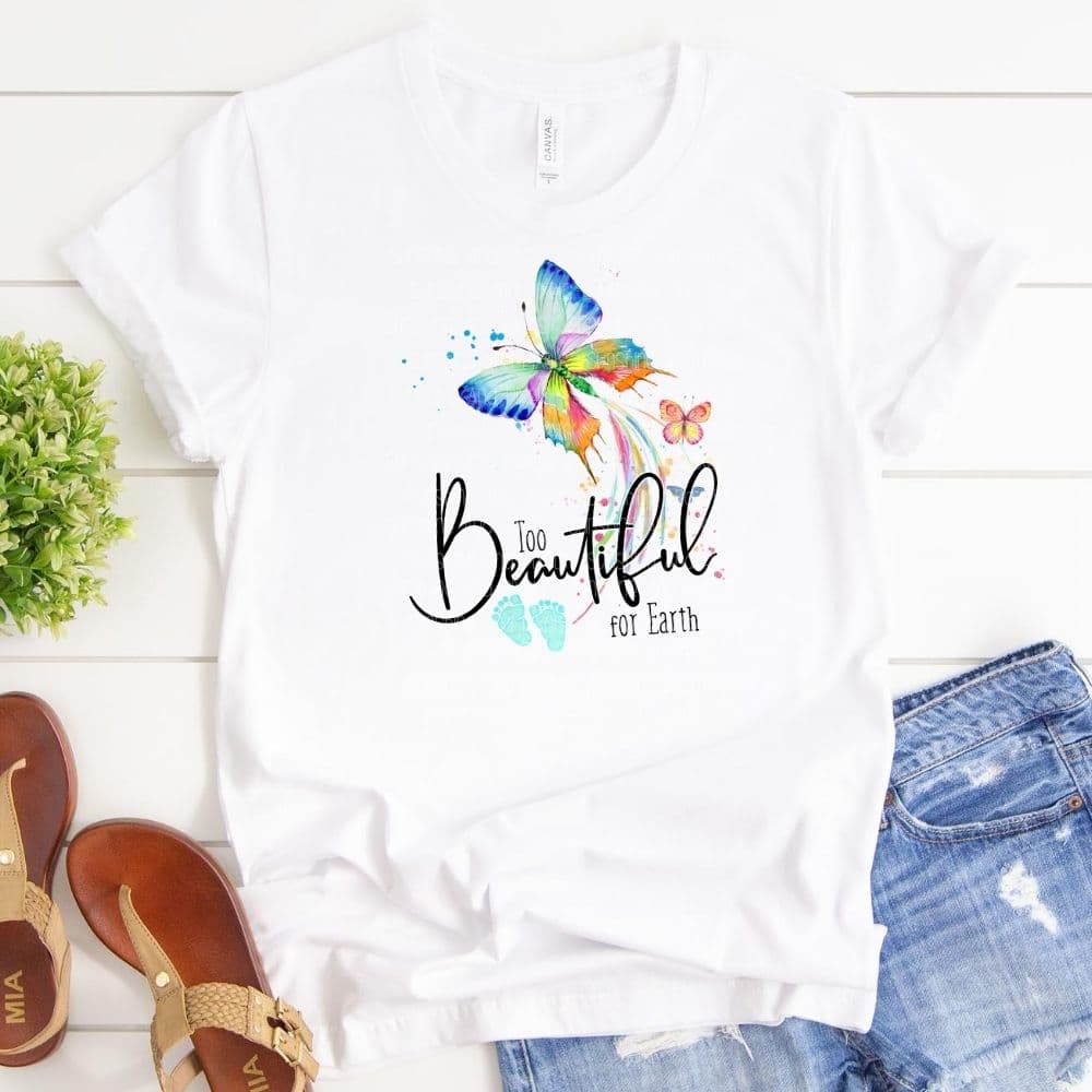 Too Beautiful for Earth (Sublimation -OR- DTF Print)