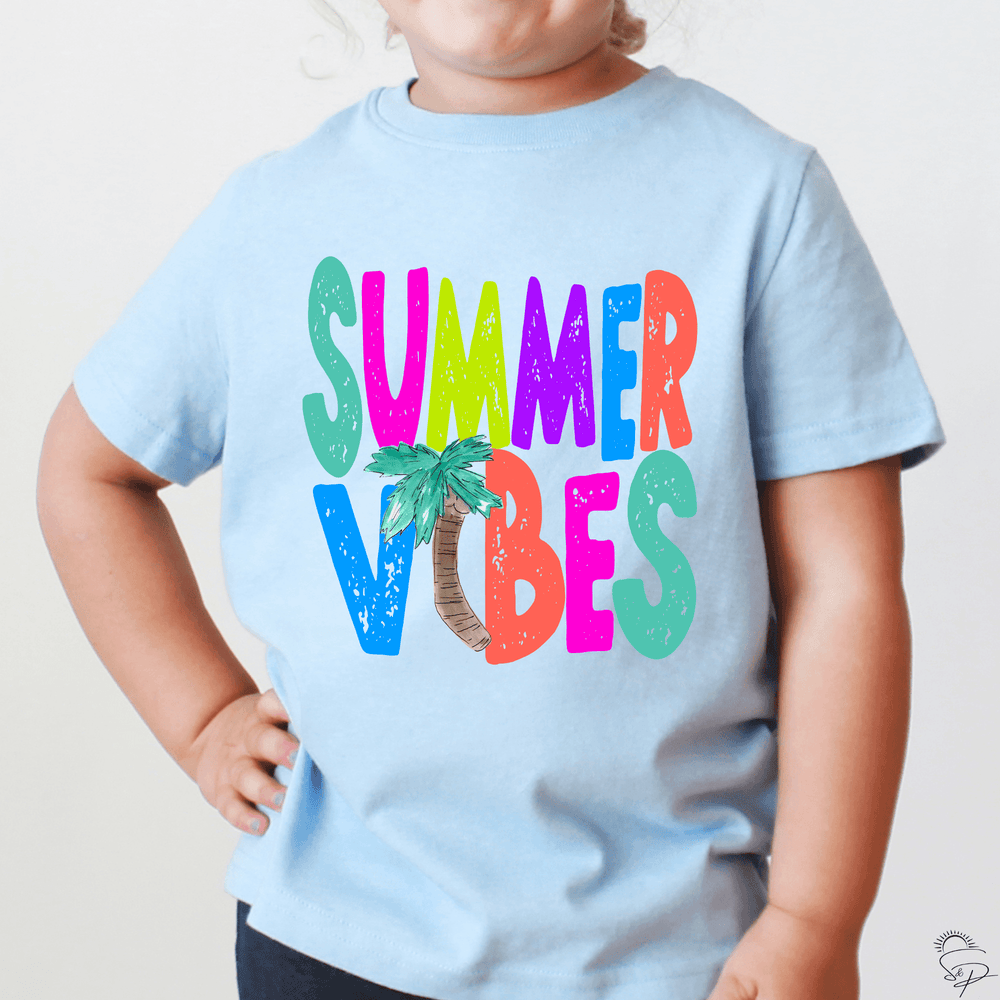 Summer Vibes (Sublimation -OR- DTF/Digi Print) - Sublimation Transfer DTF