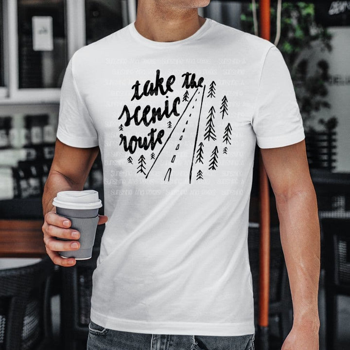 Take the scenic route(Sublimation -OR- DTF/Digi Print) - Sublimation Transfer