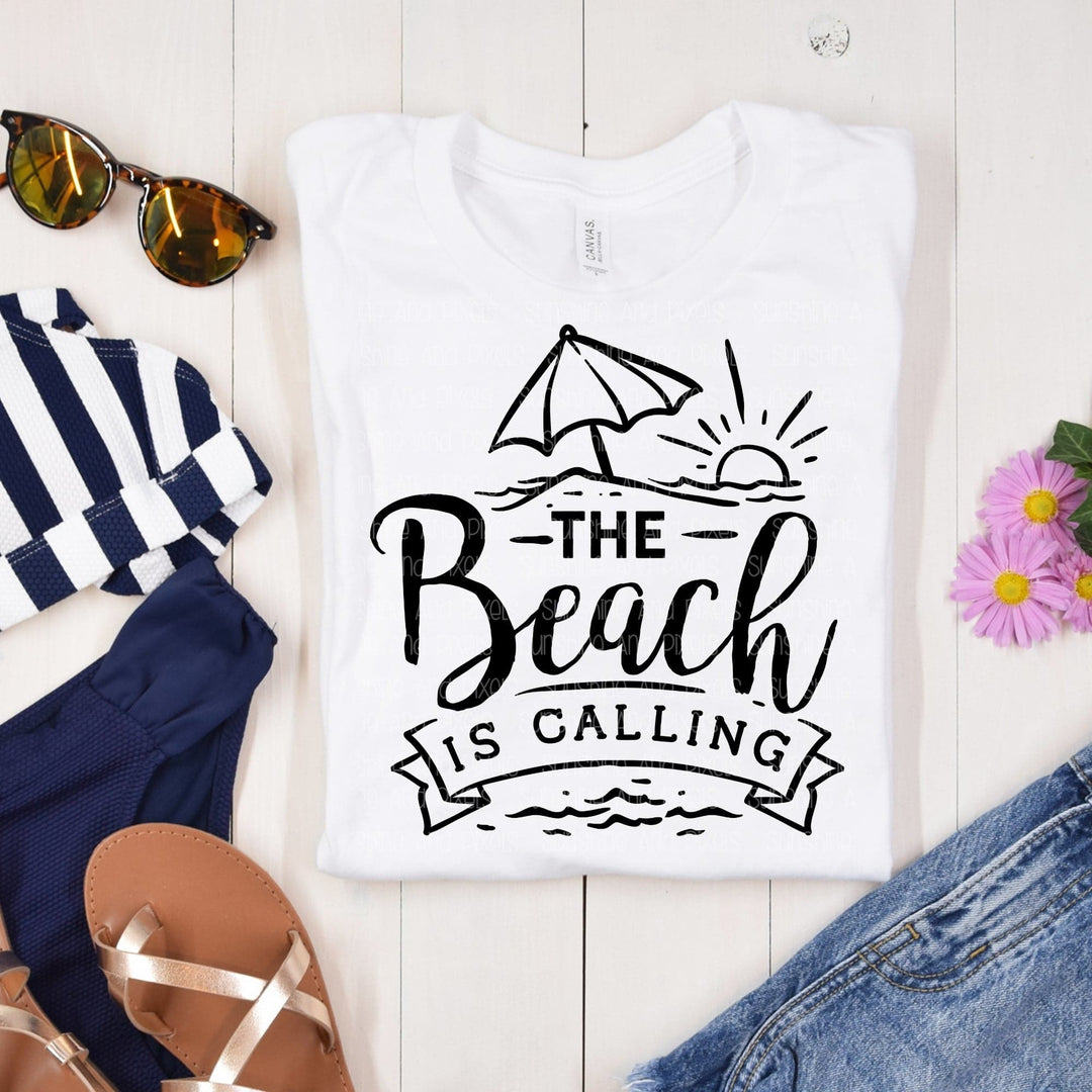 The Beach is Calling (Sublimation -OR- DTF/Digi Print) - Sublimation Transfer