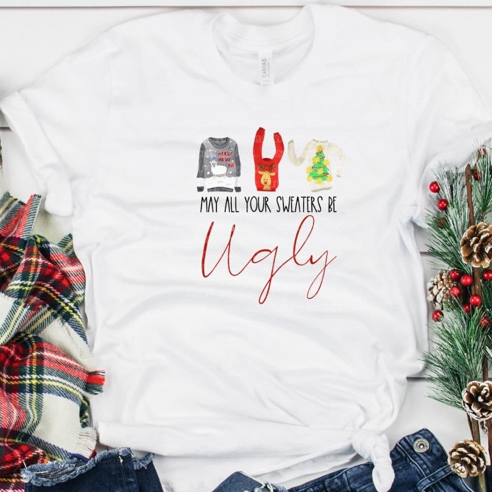 Ugly Christmas Sweaters (Sublimation -OR- DTF/Digi Print) - Sublimation Transfer