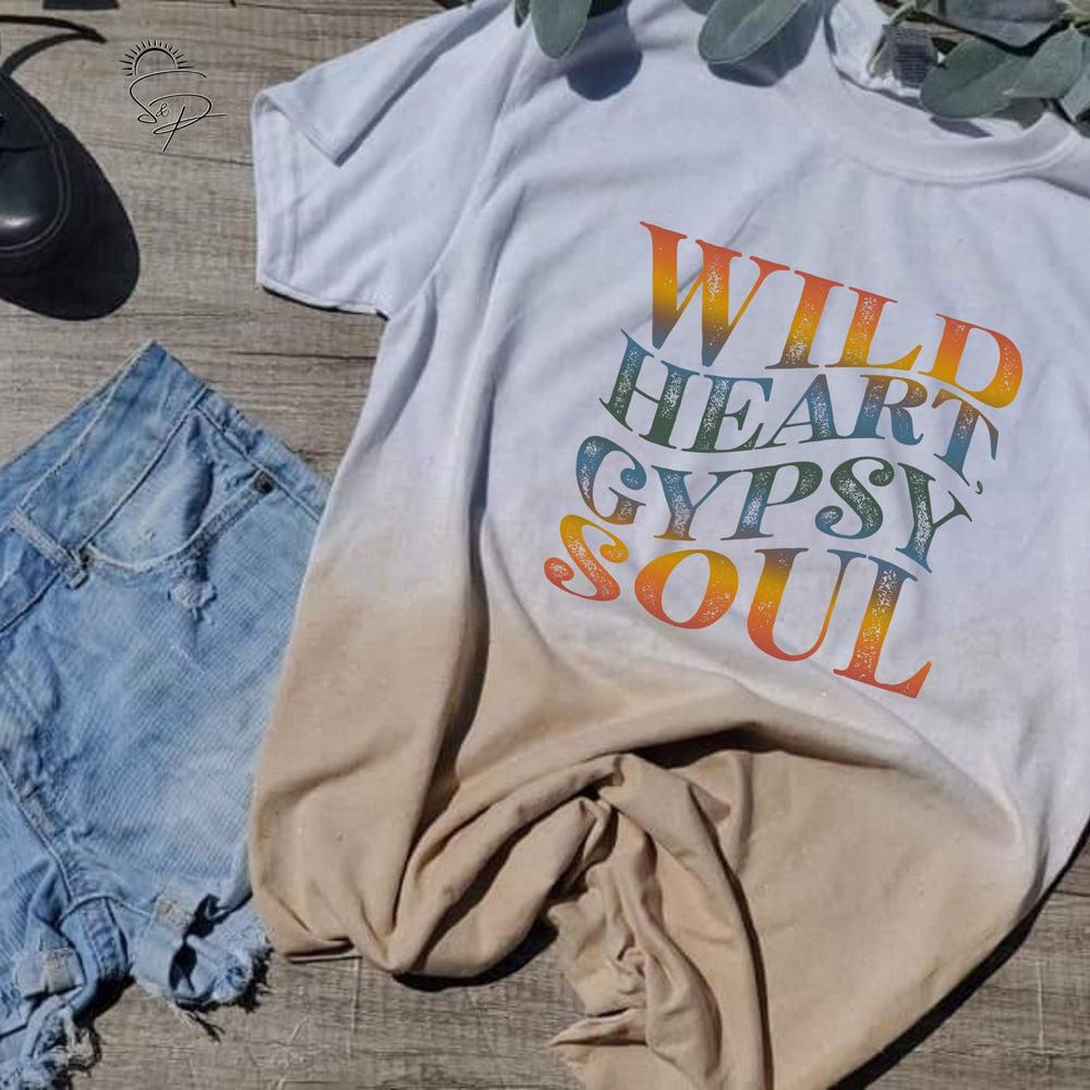 Wild Heart and Gypsy Soul - Rusty Ombre (Sublimation -OR- DTF/Digi Print) -